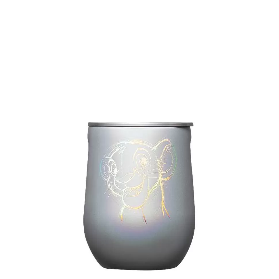 Stemless & Flute-CORKCICLE Disney100 Heritage Sketch Stemless Simba Heritage Sketch