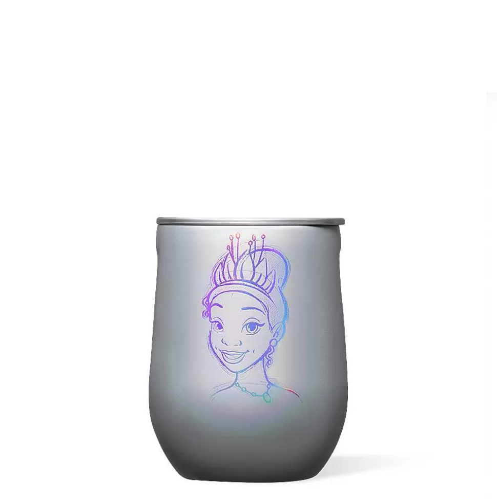 Stemless & Flute-CORKCICLE Disney100 Heritage Sketch Stemless Tiana