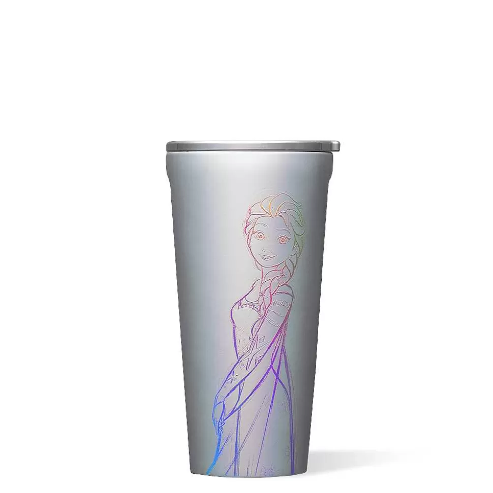 Tumbler-CORKCICLE Disney100 Heritage Sketch Tumbler Elsa